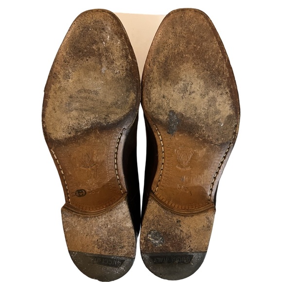 Vintage Gucci Leather Oxford Shoes Size 38 1/2 EU Size  8 1/2 US - Picture 7 of 7
